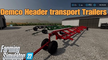 Demco Header Transport  / FS22 mod for all platforms on FS22