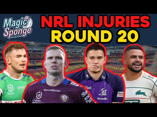 Magic Sponge Podcast - NRL Round 20 Injury carnage & how do we handle it with so few trades!?!