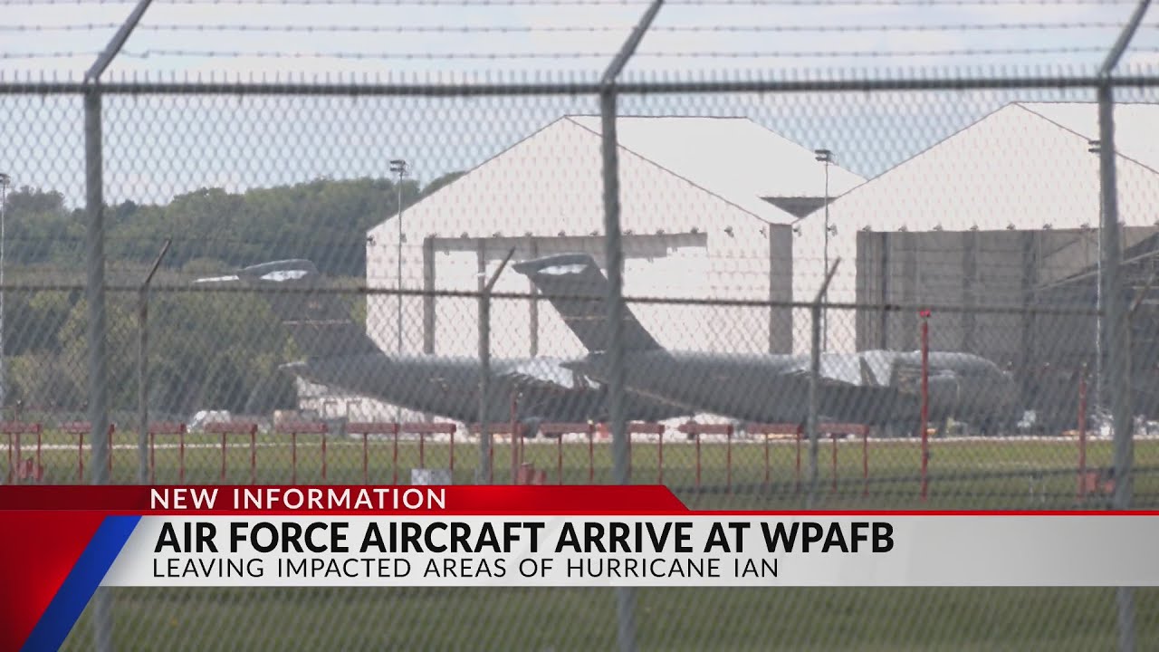 GALLERY: Aircraft shelter from Hurricane Ian at Wright-Patterson AFB