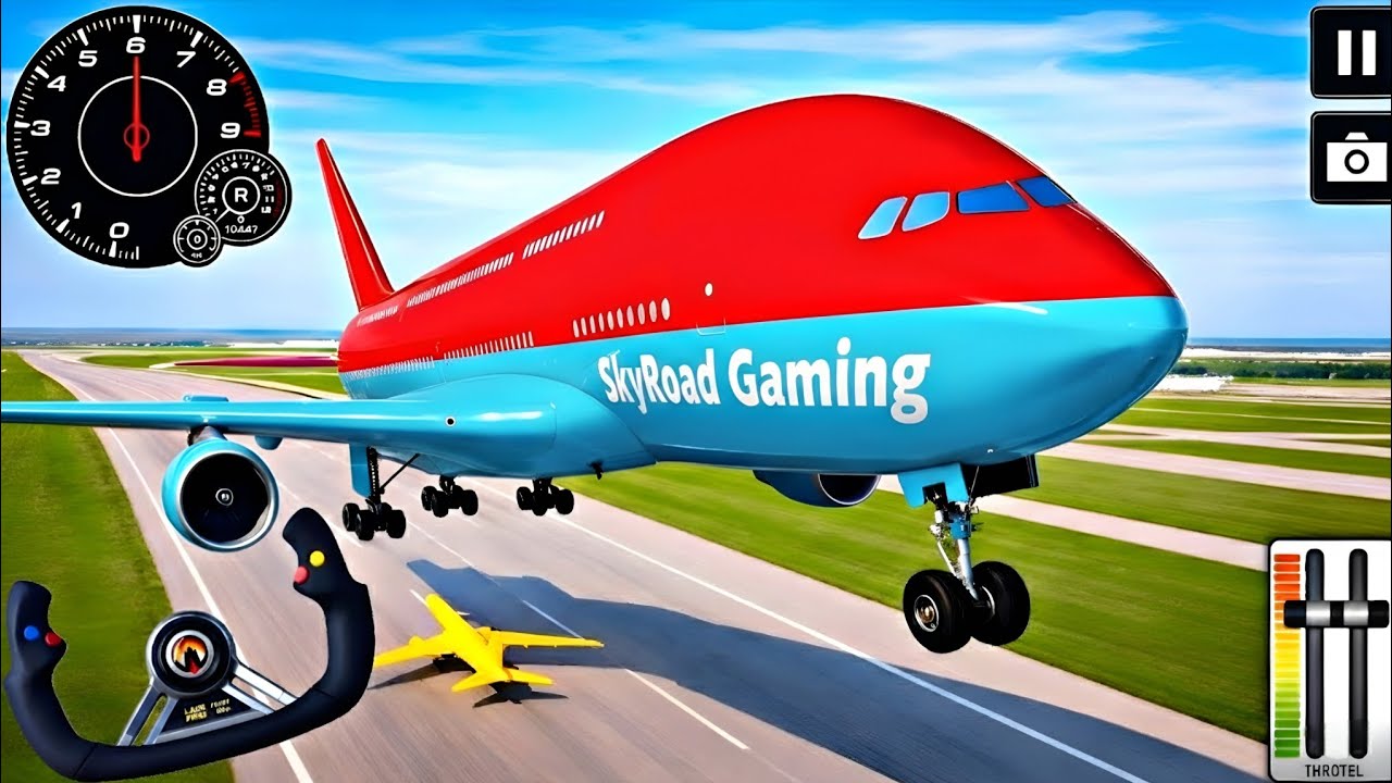 Flight Airplane City Pilot Simulator Boeing Emergency Landing Goes Wrong(Android Gameplay)