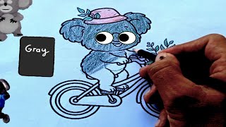 Information How to Color a Baby Koala Bear Easy Coloring for Everyone* for parents and teacher Update