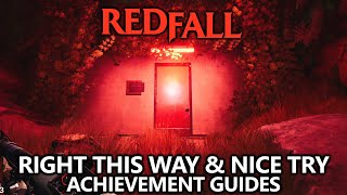 Redfall - Right This Way &amp; Nice Try Achievement Guide - Physic Woods Door Puzzle