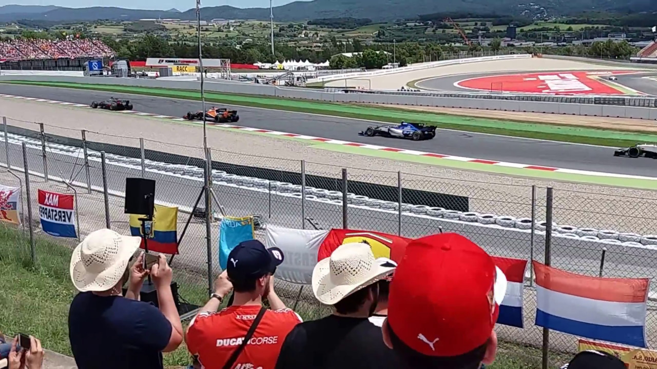 Así de molón se ve el Gran Premio de España desde la Grada G humor or humour