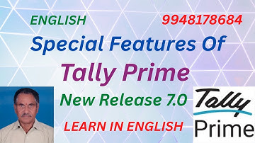 299. NEW ADVANCED FEATURES OF TALLY PRIME NEW RELEASE 7.0 | DEMO | ENGLISH | EXPERT TALLY PRIME |