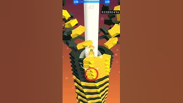 Stack Ball level 108 | android,iOS gameplay | #Shorts #Games offline games |RIDER0496