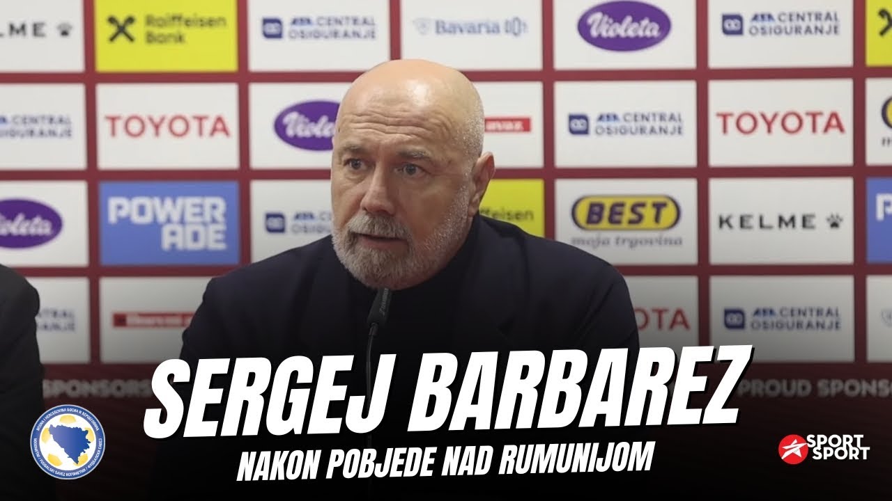 SERGEJ BARBAREZ NAKON POBJEDE NAD RUMUNIJOM | PRESS KONFERENCIJA