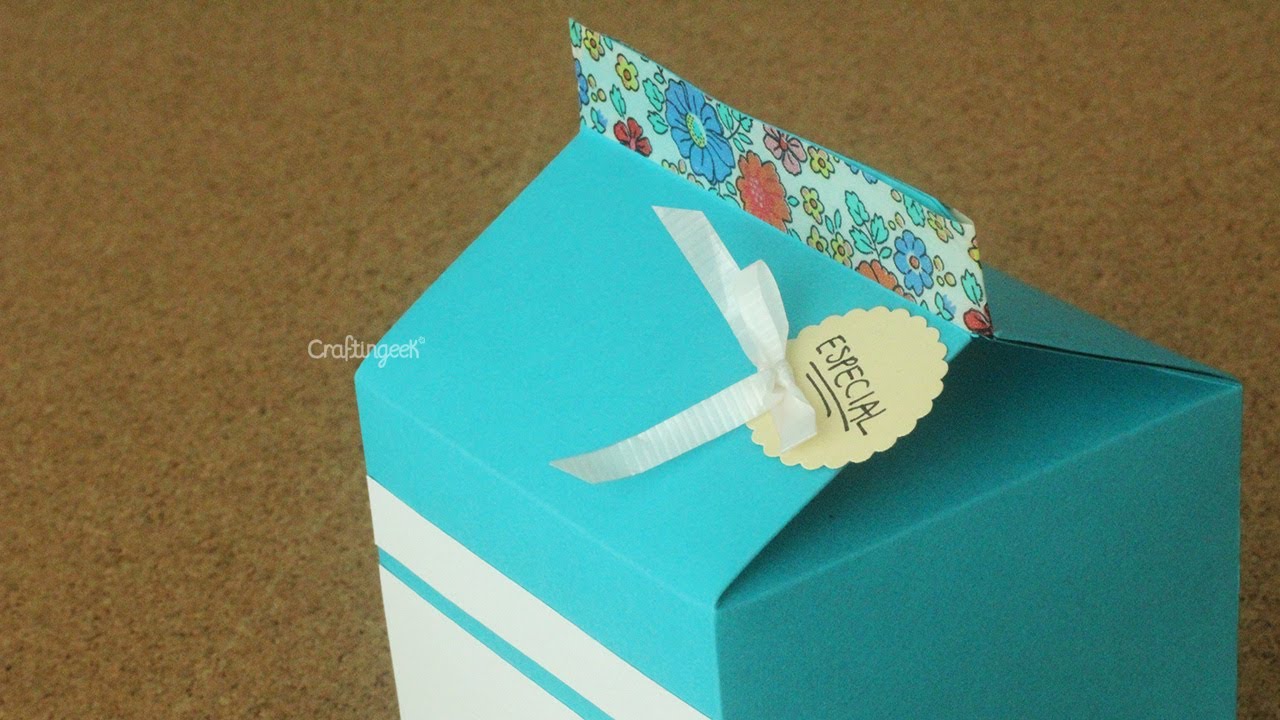 Caja sorpresa de cumpleaños 🎁 : cartón de leche frutal 🍓✨