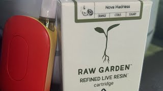 Raw Garden Live Resin Cart (Nova Madness) Review