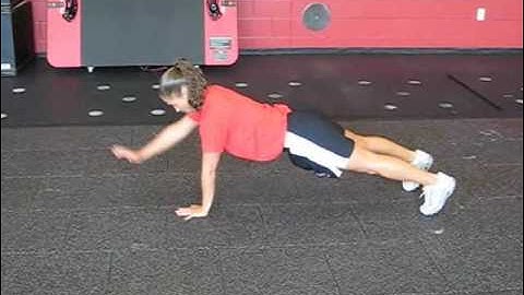 Alternate Arm Reach from Push-Up Position.wmv