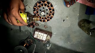 How To Make A Ciling Fan Coyel Wading / Celing Fan Coyel কীভাবে বনাবে ? homemade technical