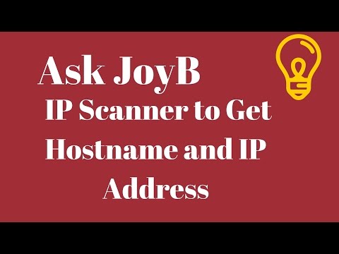 IP Scanner - To get IP and Hostname - Angry IP Scanner