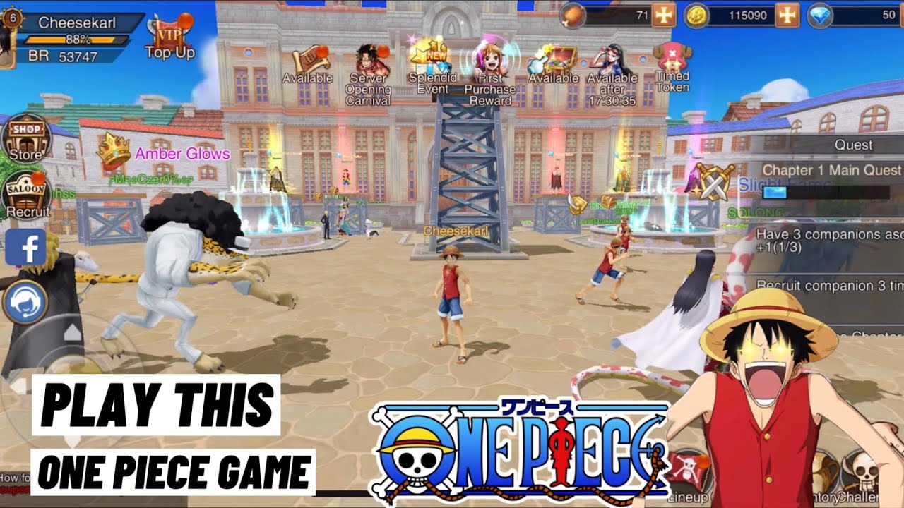 Play This One Piece Game! Pirate Hunt Pirate War Gameplay iOS Android 