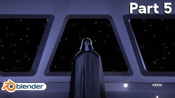 Star Destroyer Bridge - Part 5 (Blender Tutorial)