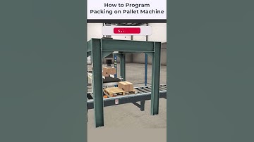 Packing on Pallet - Object Oriented Programming in Codesys and Simulating in Factory IO  #shorts
