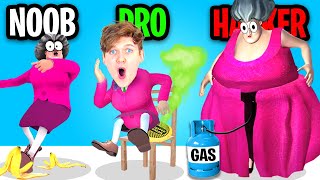 Can We Beat ALL LEVELS In PRANKSTER 3D!? (ALL LEVELS! *Noob vs Pro vs Hacker!*)