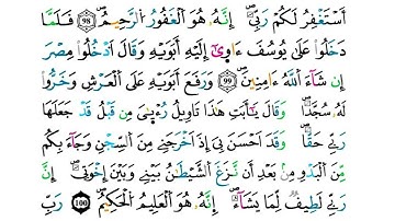 (مكررة) حفظ سوره يوسف(33) للقارئ الشيخ محمد سايد