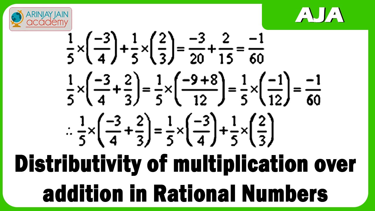 6 d distributivity of multiplication over addition in rational