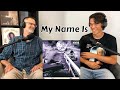 Son shows his dad  eminem my name is