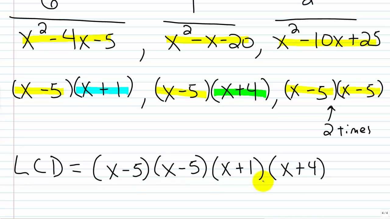 algebra-i-help-finding-the-lcd-with-rational-expressions-part-ii-youtube