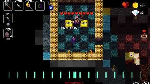 Crypt Of The Necrodancer - Coda Zone 3 Cleared Using A PS4 Controller