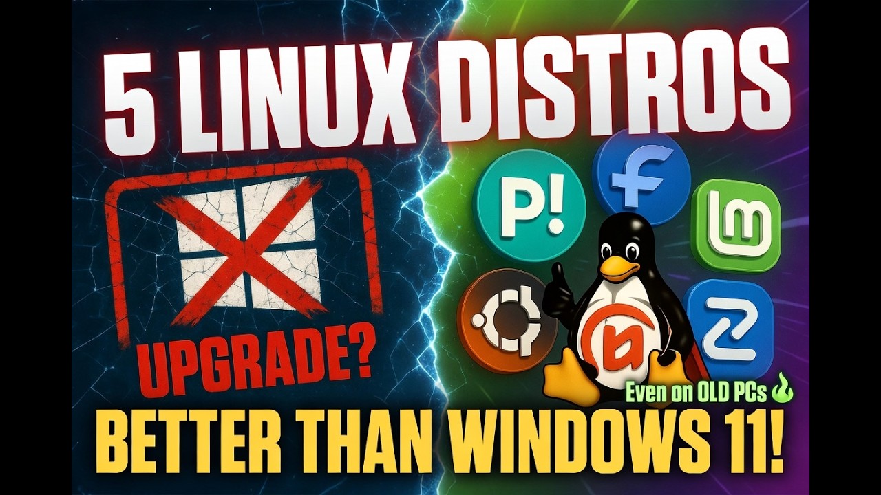 5 Linux Distros You Should Use Instead of Upgrading to Windows 11 - YouTube