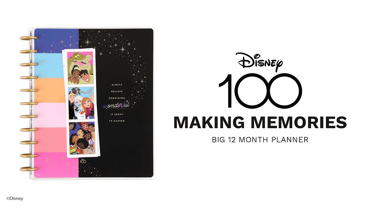 2024 Disney100 Making Memories Happy Planner - Big Vertical Layout - 1 –  The Happy Planner