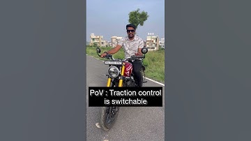 Triumph Speed 400 Traction Control is switchable #automobile #2023 #triumph #youtubeshorts #kannada