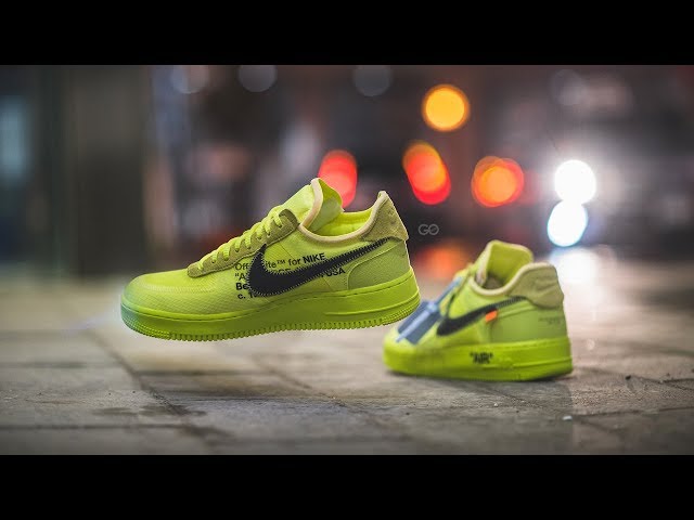 Nike The 10 Air Force 1 Low Off White Volt/Black