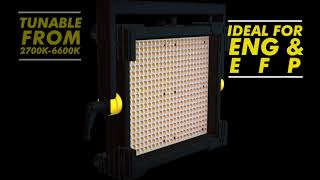 CINELIGHT 30™ AC AND BATTERY OPERATED DMX LED panels of pure white light for TV and Cinema screenshot 4