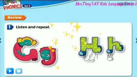 Unit 6 Lesson 2 PHONICS  Tiếng Anh 1 I-learn Smart Start