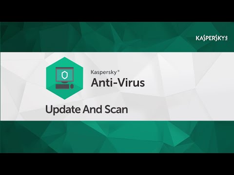 How to run update and scan in Kaspersky Anti-Virus 2016