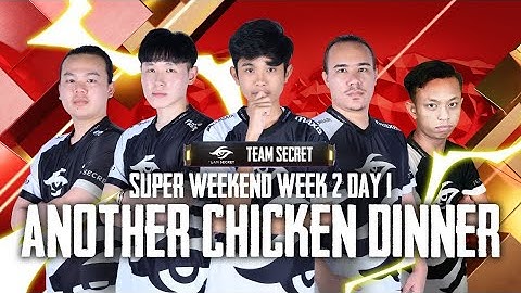 PMWL Super Weekend W2D1 - Another Chicken Dinner from Team Secret