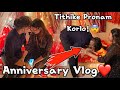 Anniversary vlog 2022tusar tithike pronam korlovlog3