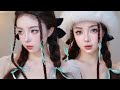 Ballet ribbon style makeup 芭蕾风蓝色丝带妆容