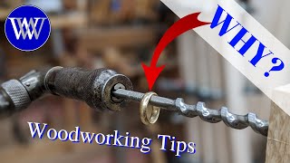 Why Put a Ring On a Drill Bit Woodworking Tip
