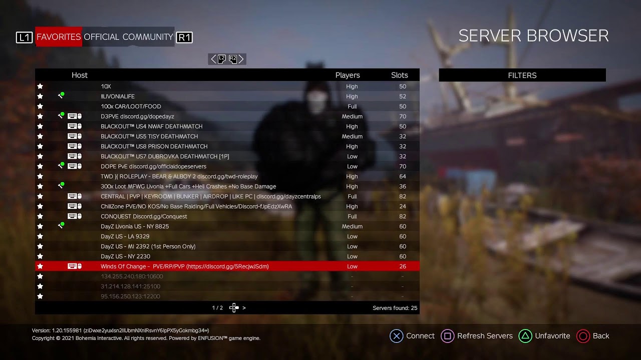 DayZ Winds Of Change Server 