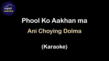 Phool Ko Aakha Ma (Karaoke) - by Ani Choying Dolma
