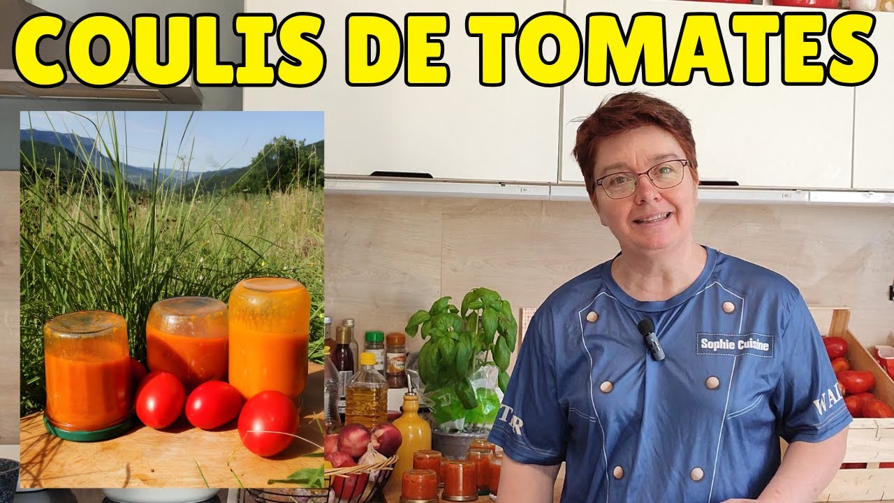 👉Recette extra de mon coulis de tomates maison, délicieux et facile😋