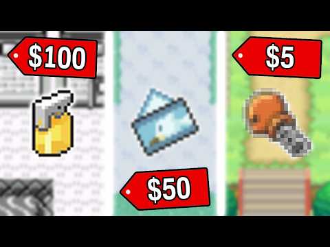 What is the CHEAPEST Item in Each Pokemon Generation?