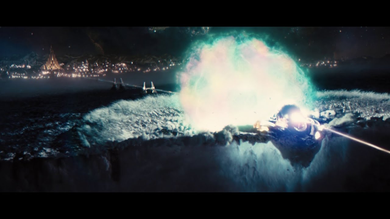 Thor destroys the  Bifröst Bridge