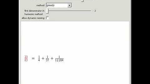 Algorithms for Egyptian Fractions