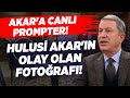 Hulusi Akar'ın Olay Olan Fotoğrafı! Akar'a Canlı Prompter! | KRT Haber