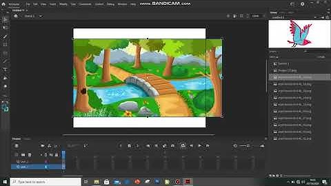 Membuat Animasi Fame by Frame - Burung