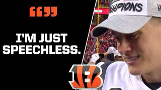 Bengals QB Joe Burrow shares INSTANT REACTION to making Super Bowl | CBS Sports HQ