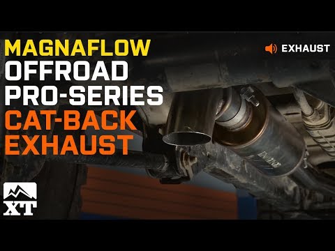 Jeep Wrangler Magnaflow OffRoad Pro-Series Cat-Back (2007-2017 JK) Exhaust Sound Clip & Install