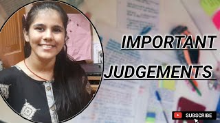 Landmark Judgements| Important Cases(part 2)
