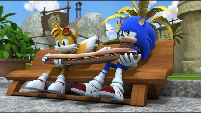 Sonic Boom but only when Shadow speaks 