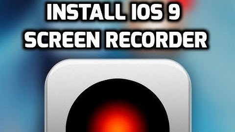 Display recorder on ios 8-9 jailbreak .!!