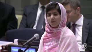 Malala Yousafzai UN Speech: Girl Shot in Attack by Taliban Gives Address