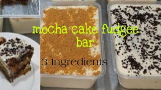 How to make Mocha fudgee bar Dessert